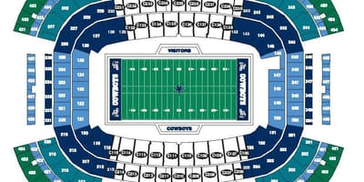 Cowboys stadium газрын зураг