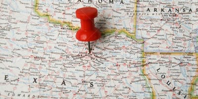 Даллас дээр газрын зураг